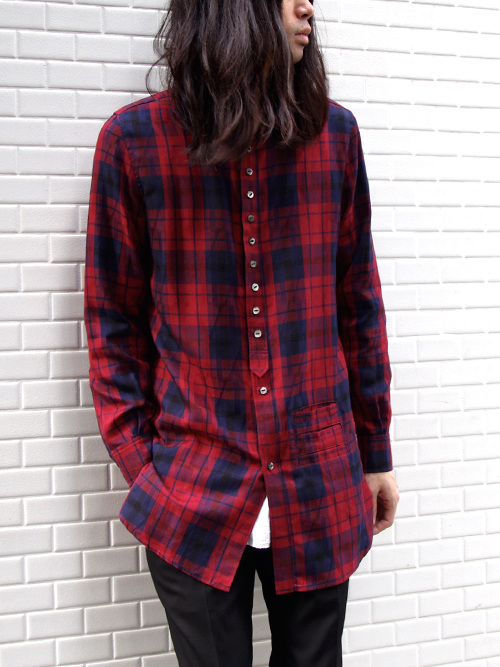 SHAREEF DOUBLE JQ CHECK SHIRTS COAT - その他