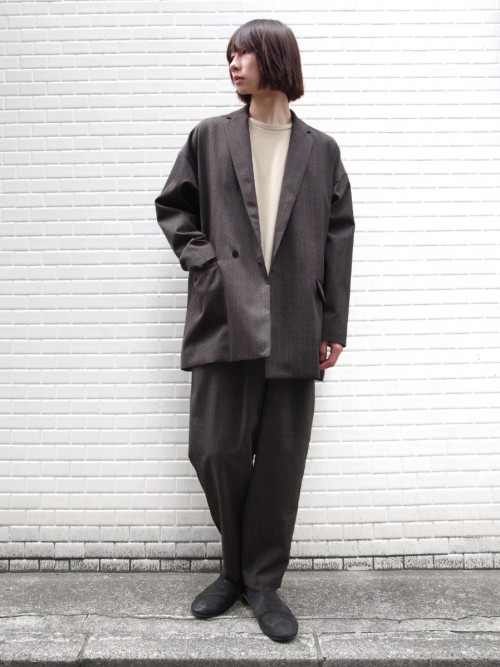 在庫特価】 Dulcamara - Dulcamara 19aw よそいきダブルJK-P BLACK