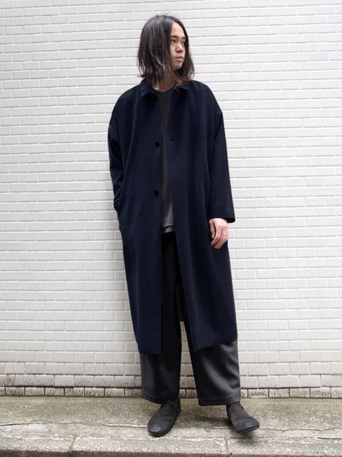 Dulcamara 19AW ラムビーバーBIGコート ネイビー size1-