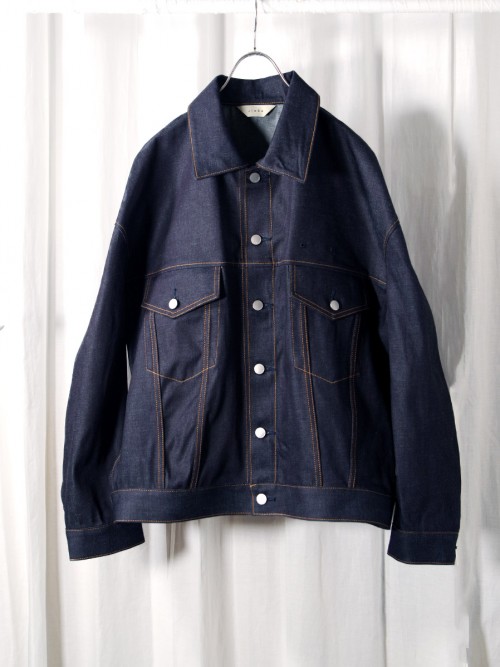 JieDa // POWER SHOULDER DENIM JACKET – SHELTER