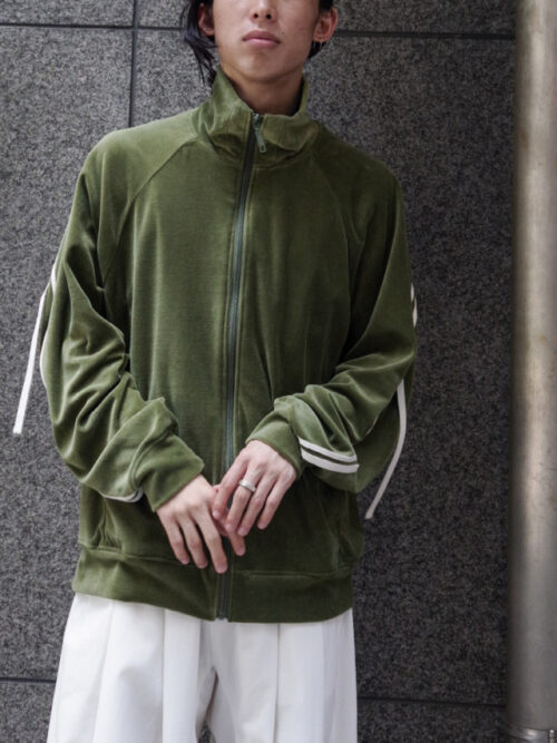 my beautiful landlet “SOFT VELOR TRACK JACKET” – SHELTER