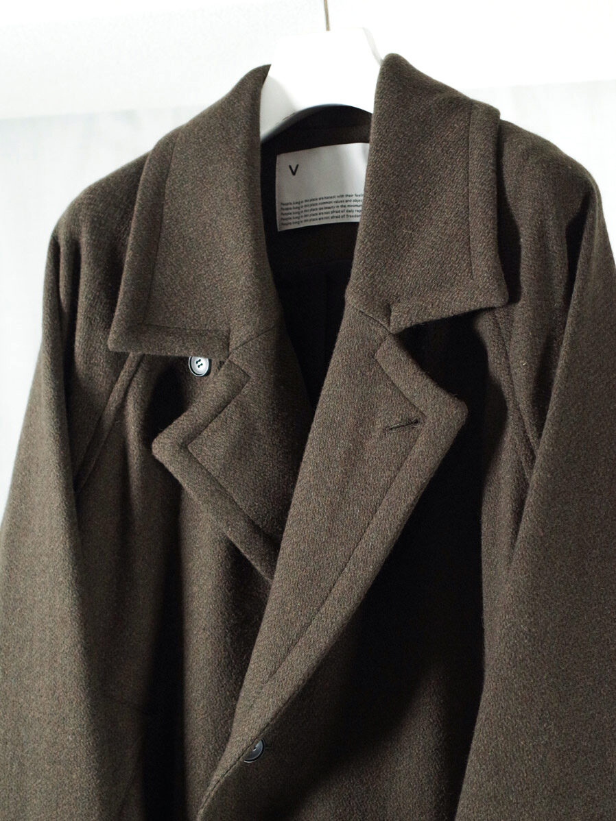 VOAAOV Yabure Oile Cut Wool Long Coat - 通販 - pinehotel.info